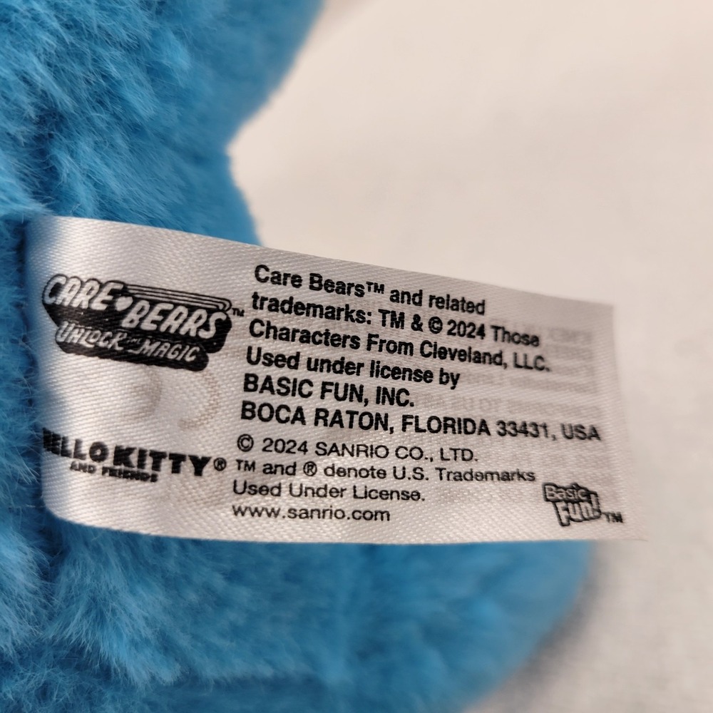 Basic Fun Care Bear X Sanrio Hello Kitty Grumpy Bear 11" Plush - Picture 4 of 5